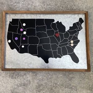 Magnetic USA map